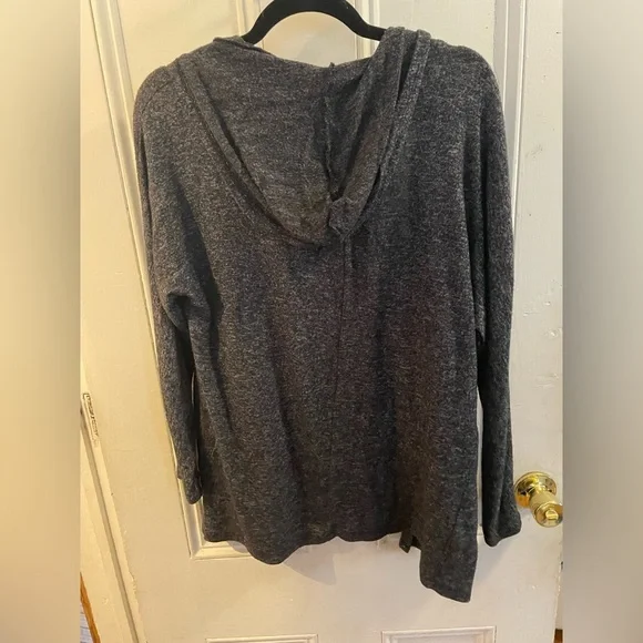 Aerie Soft & Sexy Plush Gray Cardigan | women's small - Picture 3 of 3